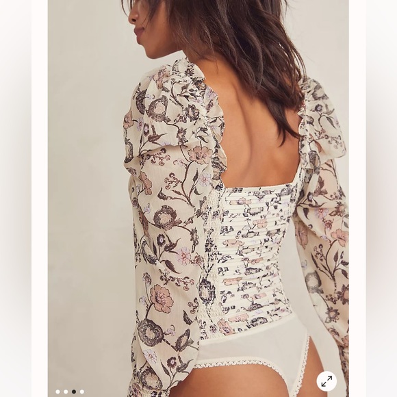 NWOT Free People Brunch Date Bodysuit | Medium - Picture 4 of 9